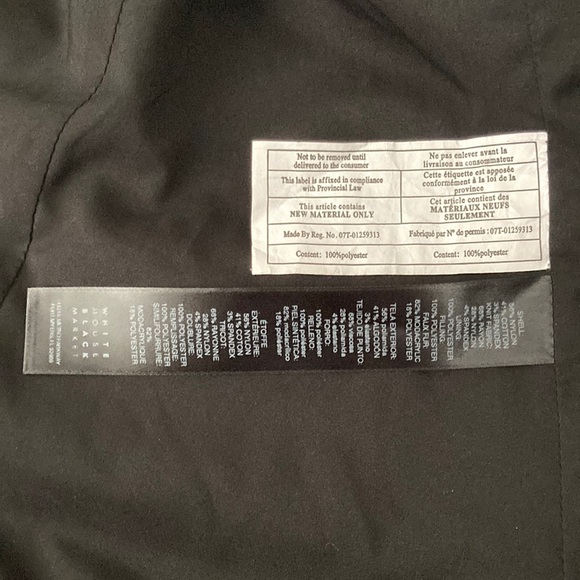 Classic, Cosy Black Puffer Jacket by White House Black Market w/ Faux Fur Collar - Picture 10 of 11